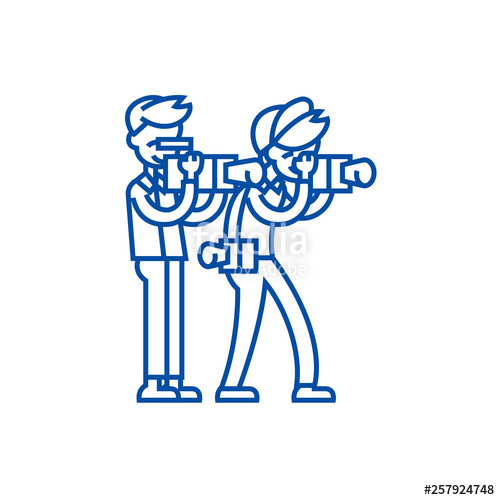 500x500 Paparazzi Line Concept Icon Paparazzi Flat Vector Website Sign