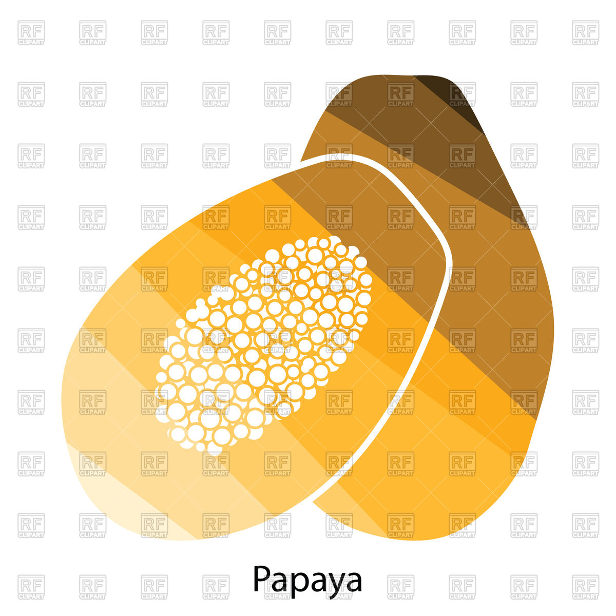 1200x1200 Papaya Icon Vector Image Of Signs, Symbols, Maps Angelp