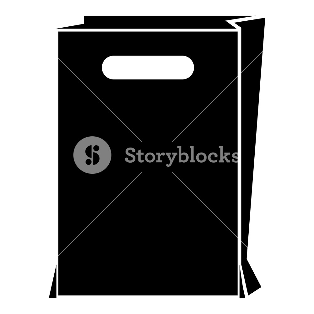 1000x1000 Paper Bag Icon Simple Illustration Of Paper Bag Vector Icon