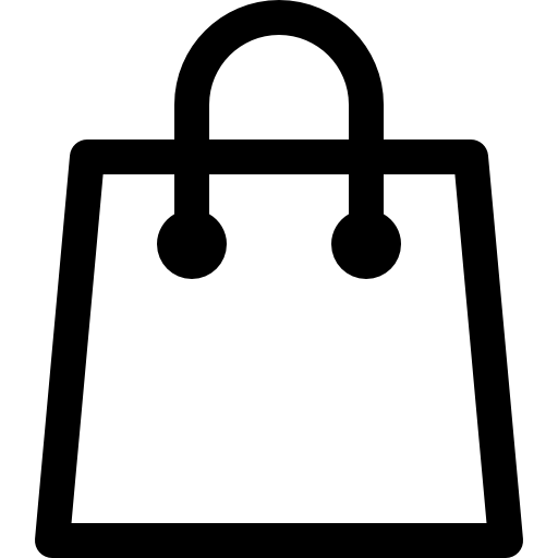 512x512 Shopping Paper Bag Outline Icons Free Download