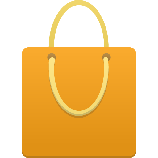 512x512 Orange Paper Bag Icon Free Icons Download