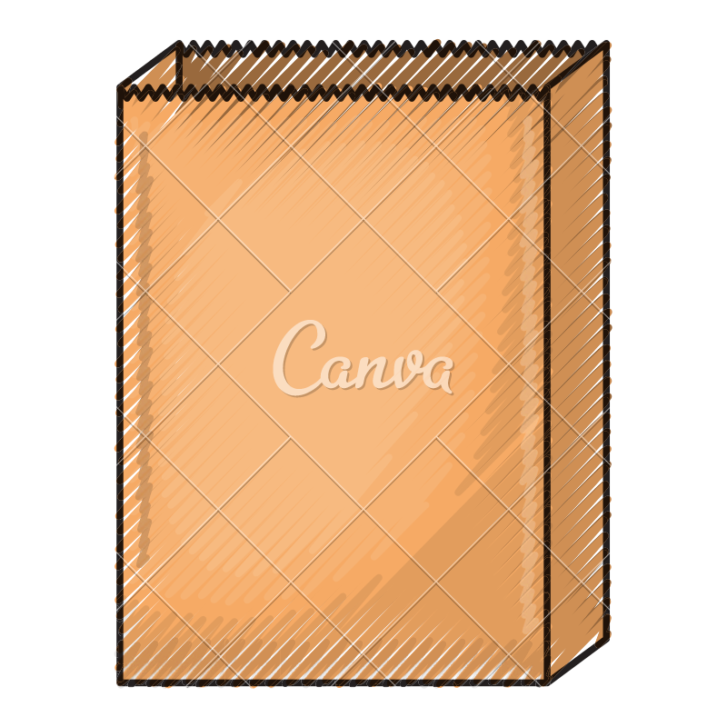 800x800 Paper Bag Icon