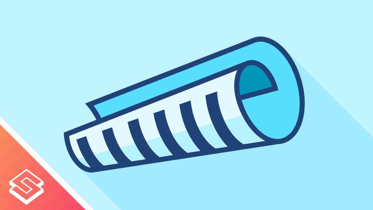 1280x720 Inkscape Tutorial Rolled Sheet Of Paper Iconlogo