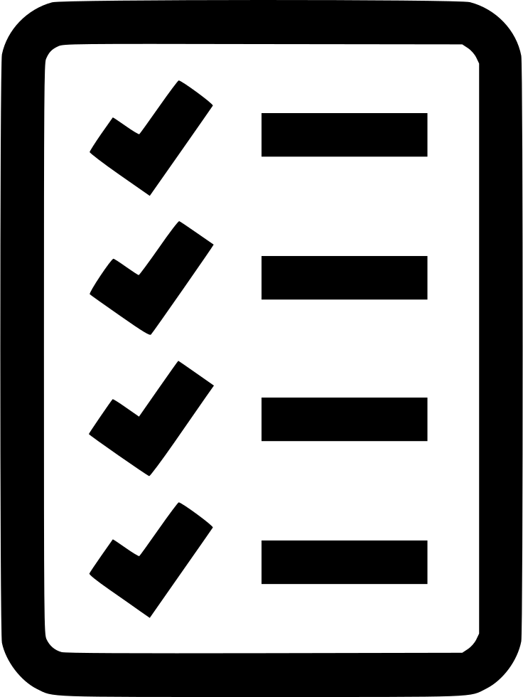 736x980 Shop Check List Marks Paper Png Icon Free Download