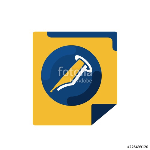 500x500 Pen And Paper Icon Button For Company Website Stock Image