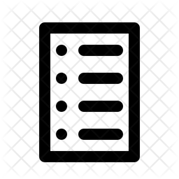 256x256 Paper Icon Of Line Style