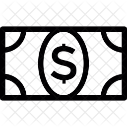 256x256 Paper Money Icon Of Line Style