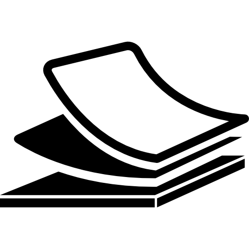 512x512 Stationery Stacked Papers Icons Free Download