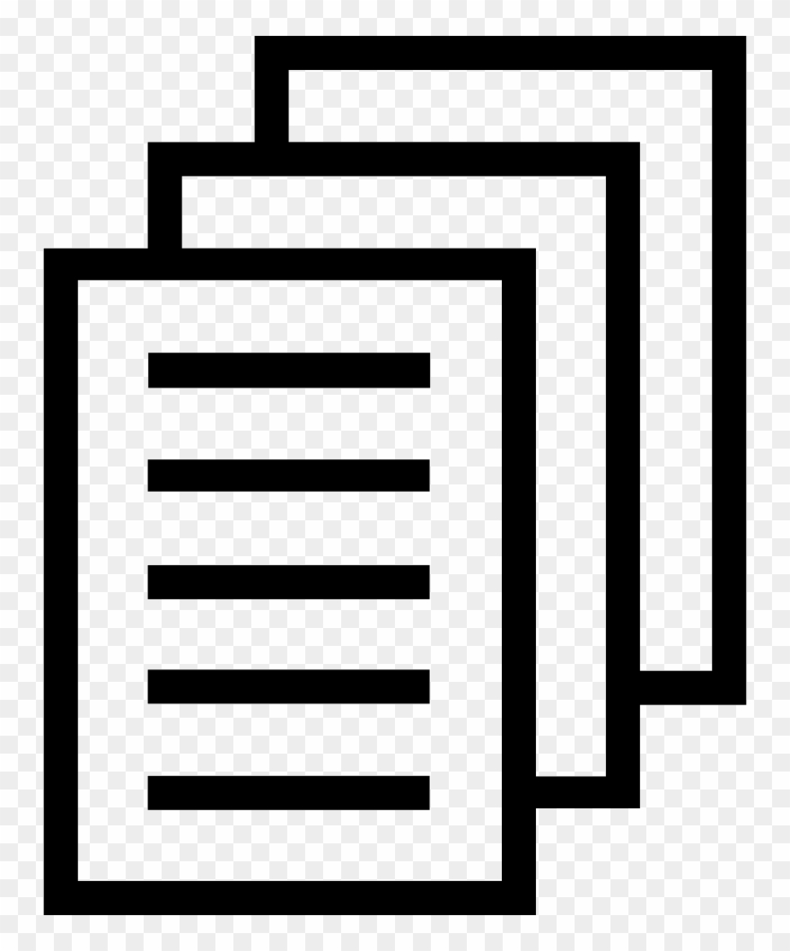 880x1060 Document Clipart Stack Papers
