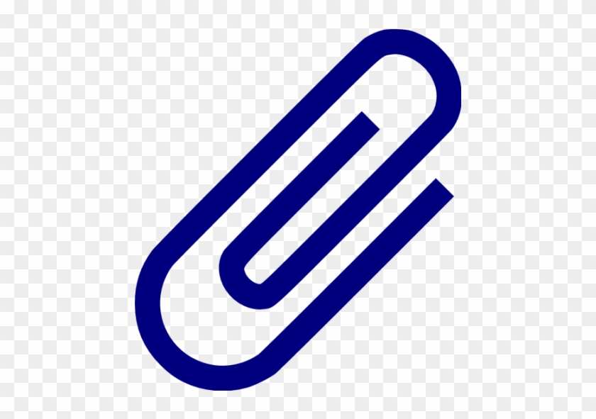 840x591 Navy Blue Paper Clip Icon