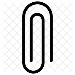 256x256 Paperclip Icon Of Line Style