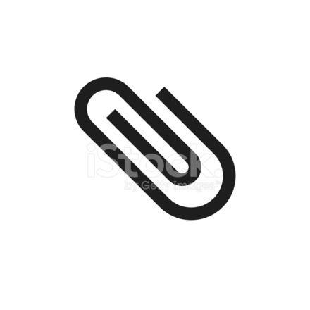 440x440 Paperclip Icon Stock Vector