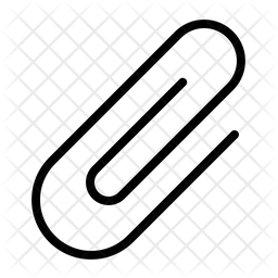 256x256 Paperclip Icon Of Line Style