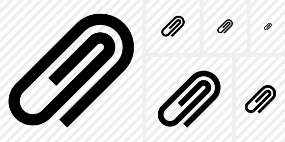 580x290 Paperclip Icon Symbol Black Professional Stock Icon And Free