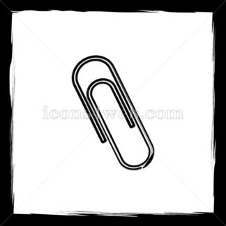 324x324 Paperclip Sketch Icon