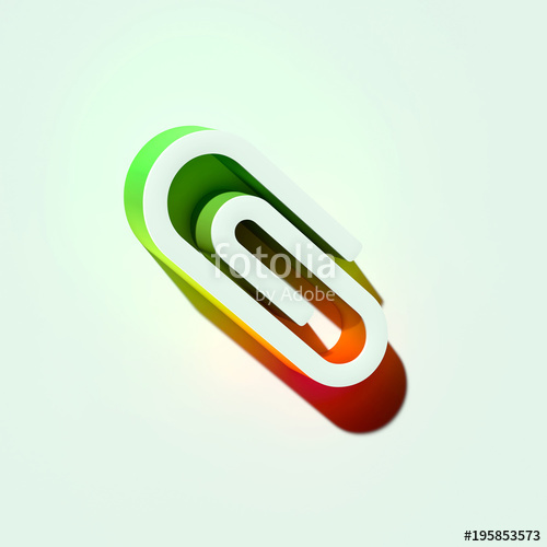500x500 White Paperclip Icon Illustration Of White Attach, Attached