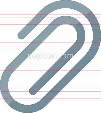 400x444 Paper Clip Icon