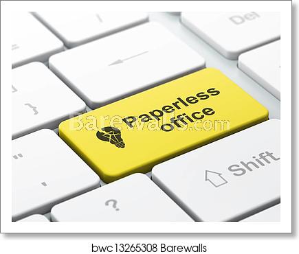 435x370 Business Business Concept Computer Keyboard With Light Bulb Icon