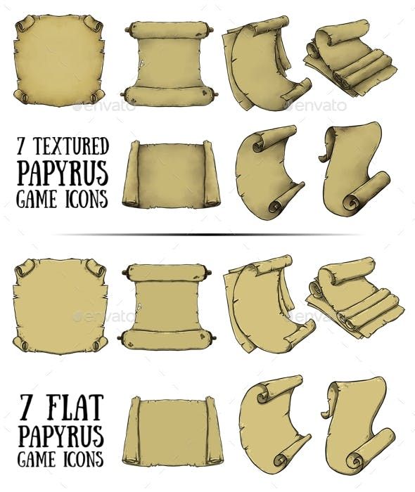 590x700 Papyrus Icon Set For Games Photoshop