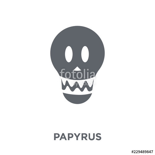 500x500 Papyrus Icon From Collection Stock Image And Royalty Free Vector