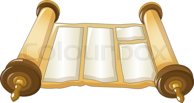 800x424 Medieval Papyrus Icon Cartoon Of Stock Vector Colourbox