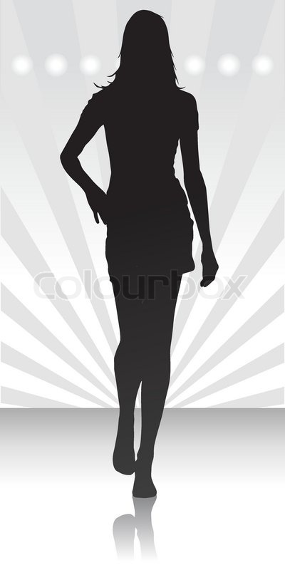 400x800 Vector Illustration Of Single Fashion Stock Vector Colourbox