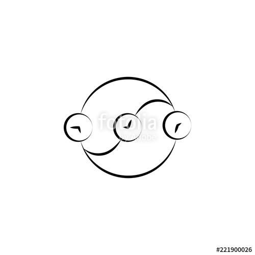 500x500 Time Paradox Icon Element Of Mad Science Icon For Mobile Concept