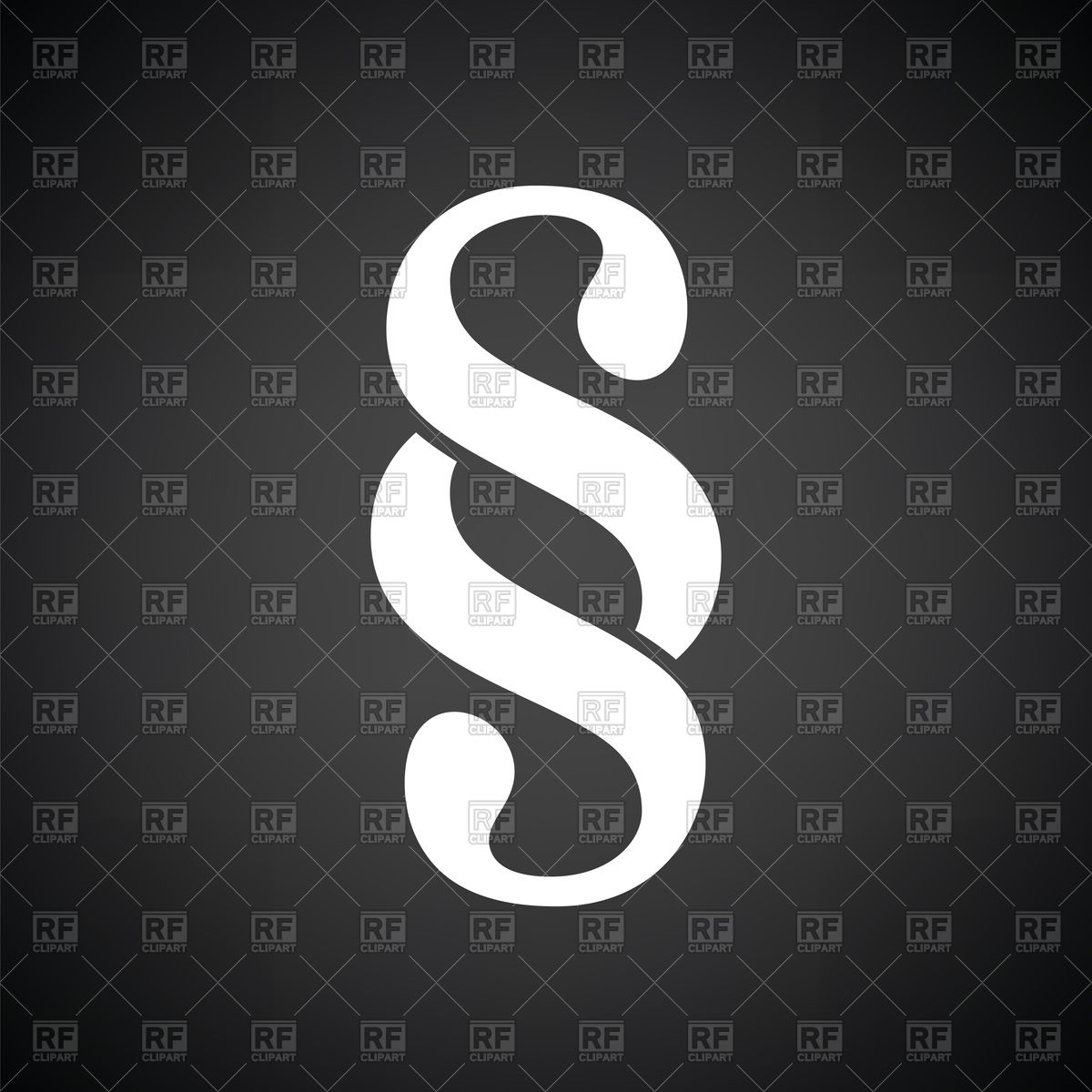 1200x1200 Paragraph Symbol Icon On Black Background Vector Image Of Signs