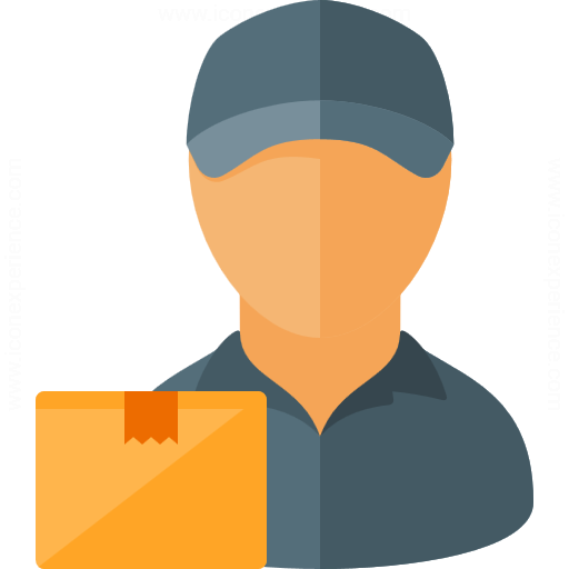 512x512 Iconexperience G Collection Delivery Man Parcel Icon