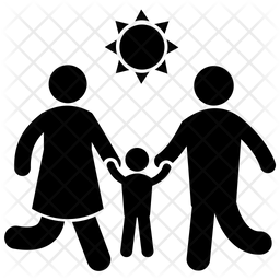256x256 Parenting Icon Of Glyph Style