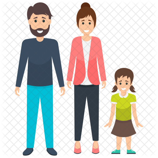 512x512 Parents Icon Of Flat Style