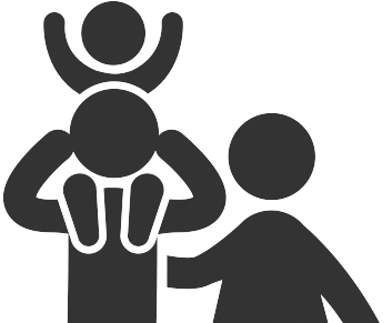 353x291 Family Silhouette Clipart