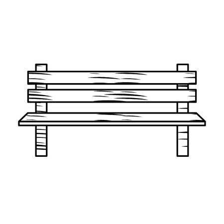 450x450 Park Bench Icon Image Isolated On Plain Background Royalty Free