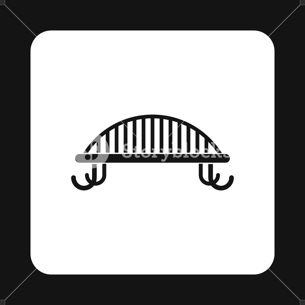 1000x1000 Park Bench Icon In Simple Style On A White Background Royalty Free
