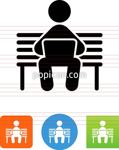 400x504 Park Bench Icon