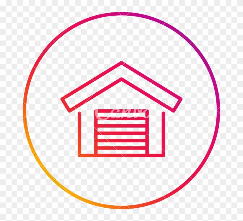 840x764 Parking Garage Line Icon