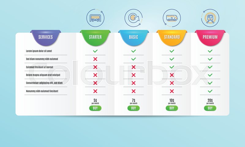 800x480 World Globe, Bus Tour And Parking Stock Vector Colourbox