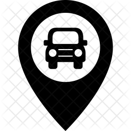 256x256 Parking Lot Icon Of Glyph Style