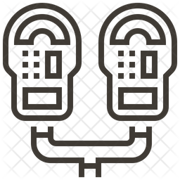 256x256 Parking Meter Icon Of Line Style