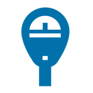 300x300 Blue Parking Meter Illustration Icons Png