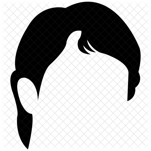 Side Partition Hair Icon Of Line Style 512x512 Side Partition Hair Icon Of Line Style