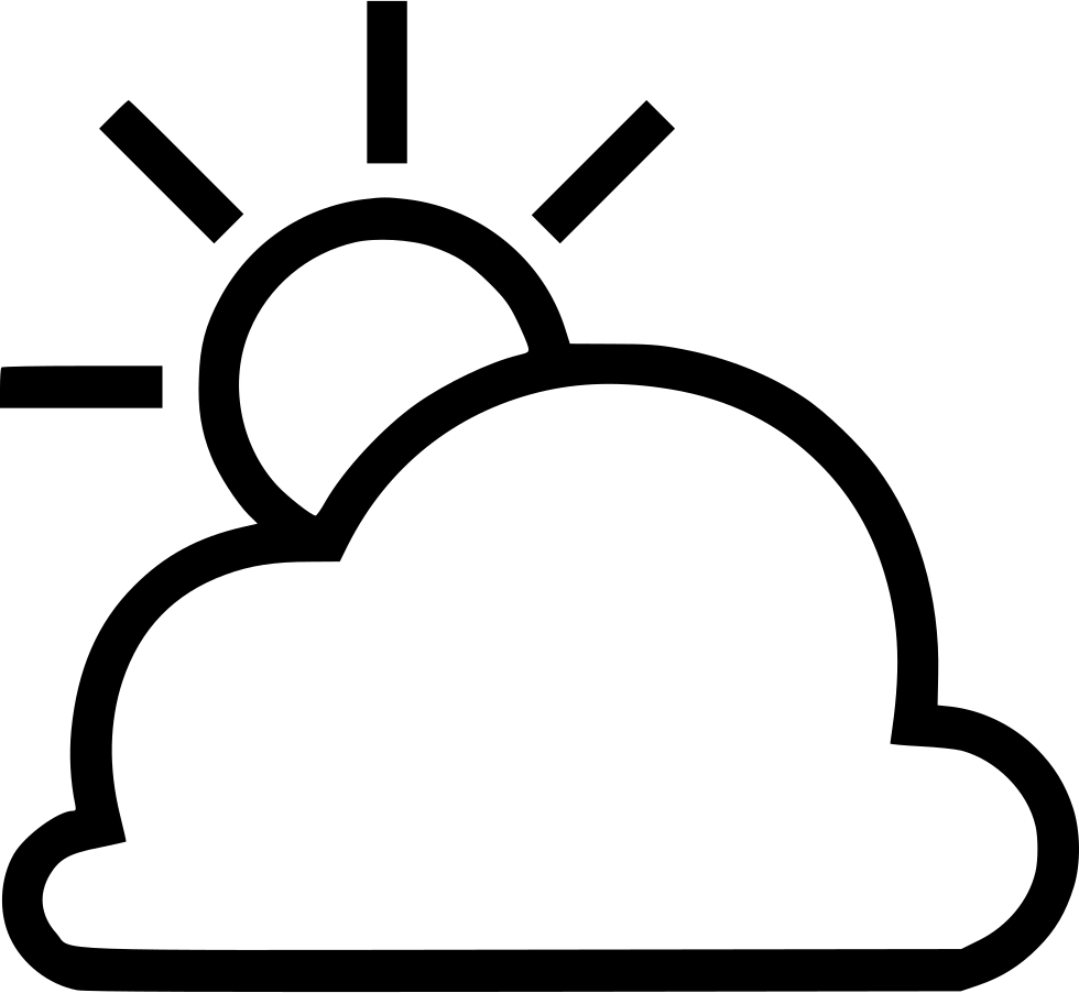 980x902 Partly Cloudy Png Icon Free Download