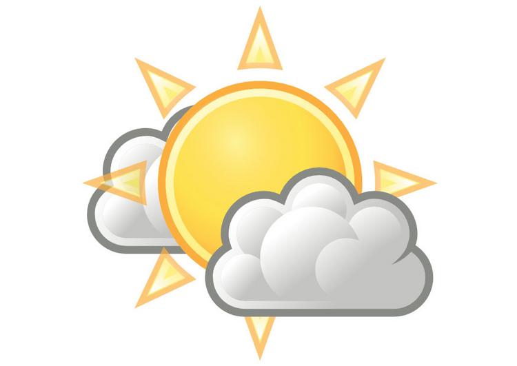 750x531 Partly Cloudy Clipart Wikiclipart