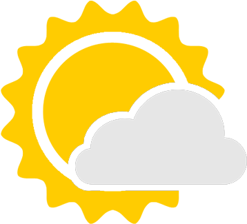358x325 Mostly Cloudy Weather Icon
