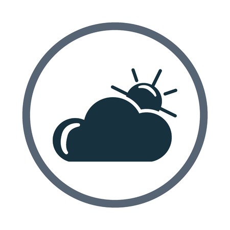 450x450 Partly Cloudy Weather Icon Royalty Free Vector Graphics