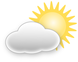 319x252 Partly Cloudy Weather Icons Cliparts