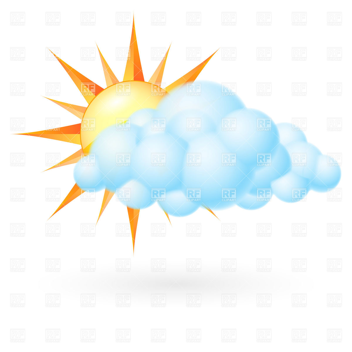 1200x1200 Weather Clipart Partly Cloudy For Free Download And Use Images