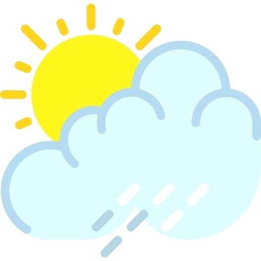 512x512 Partly Cloudy Clipart