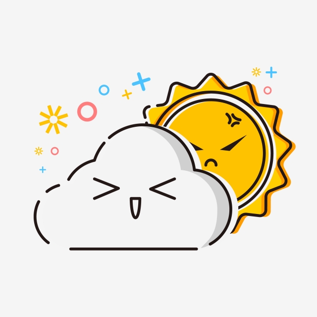 640x640 Mbe Weather Icon Cloudy Element, Mbe, The Weather, Icon Png