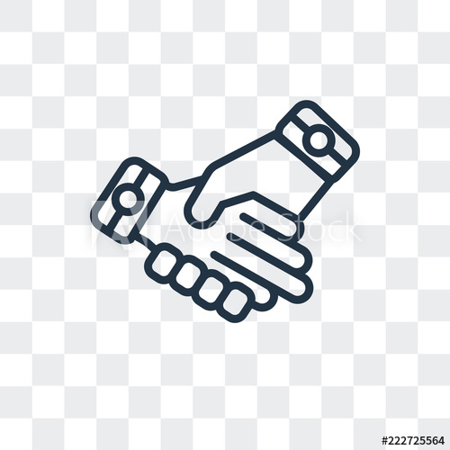 500x500 Partnership Icon Isolated On Transparent Background Modern